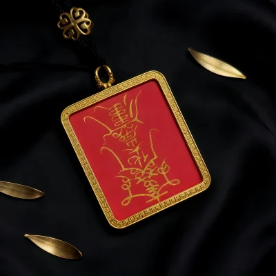 Taoist Talisman Culture Protection Thangka